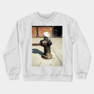 Hot Hydrant, Bowery, Manhattan, NYC Crewneck Sweatshirt